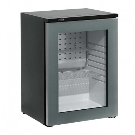 Minibar 35L Compression Silencieux Porte vitrée - Fabrication Européenne - Idéal pour Hôtel, gîte, résidence touristique