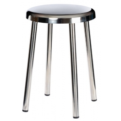 Tabouret de Salle de Bain 4 pieds acier inoxidable à acheter chez Kams