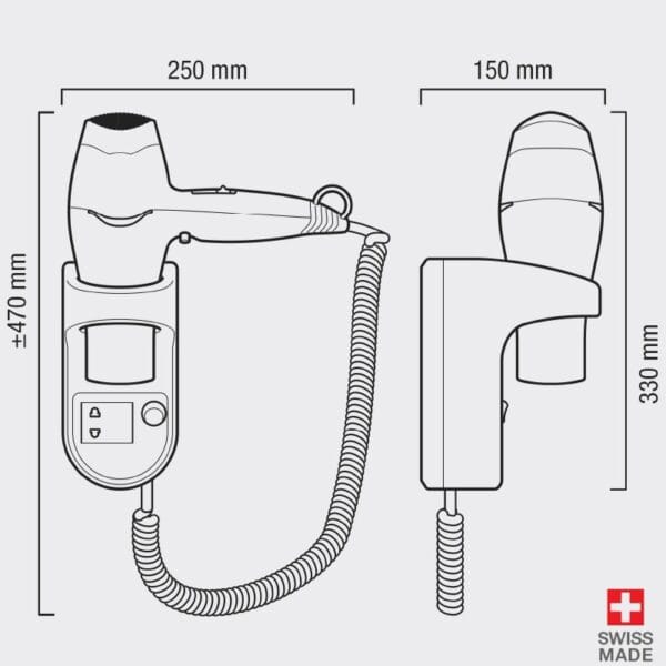 Sèche-Cheveux Valera Excel Shaver 1600W à acheter chez Kams