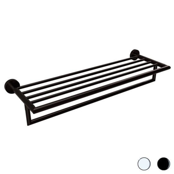 Rack Porte-Serviettes (Noir ou Chromé) à acheter chez Kams