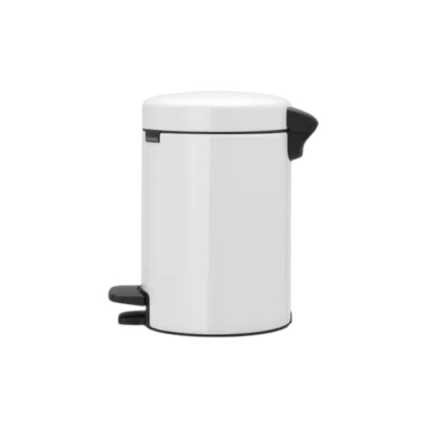 Poubelle salle de bain hôtel 3L Brabantia NewIcon finition blanc