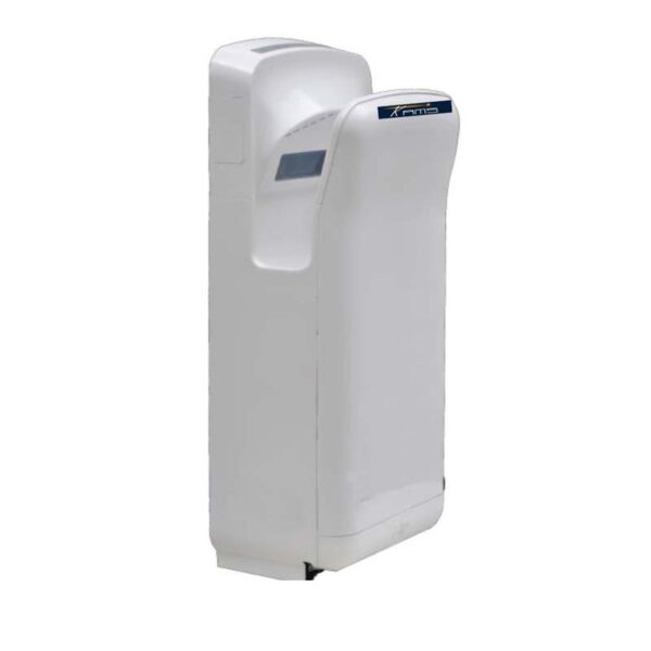 Sèche-mains électrique en ABS haute résistance avec détection infrarouge – couleur silver – 1650 à 2050 W