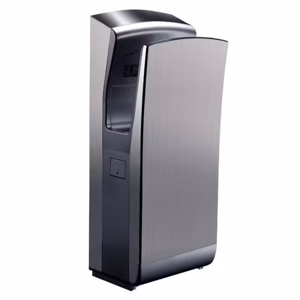 Sèche-mains Turbo KAMS en inox brossé avec détection infrarouge temporisée – 1650 W – usage intensif