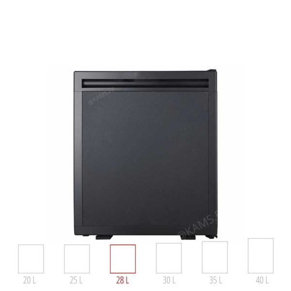 Minibar BAVARIA à porte pleine. Thermoélectrique silencieux pour hôtels et projets d'architectes.