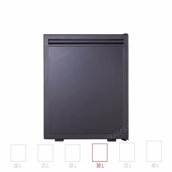 Minibar BAVARIA à porte pleine. Thermoélectrique silencieux pour hôtels et projets d'architectes.