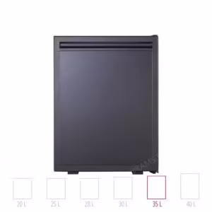 Minibar BAVARIA à porte pleine. Thermoélectrique silencieux pour hôtels et projets d'architectes.