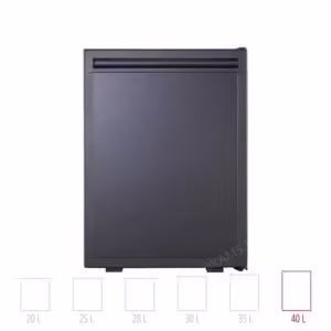 Minibar BAVARIA à porte pleine. Thermoélectrique silencieux pour hôtels et projets d'architectes.