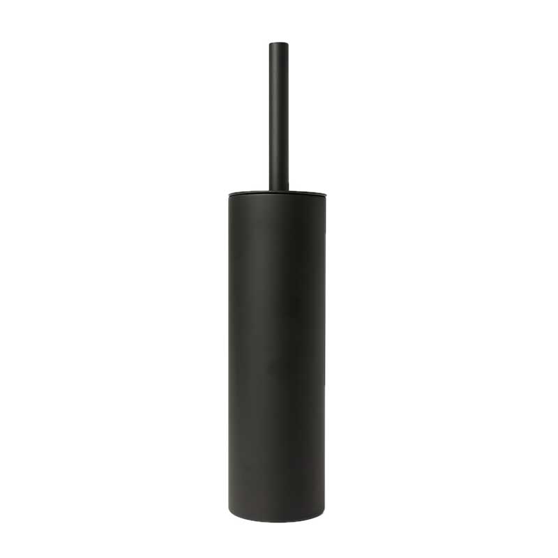 Porte-balai pour salle de bain d'hôtel, finition noir mat, alliant petit prix et grande qualité.