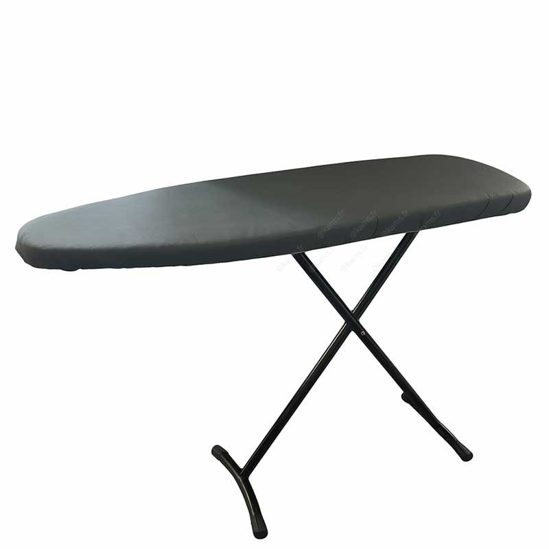 Planche à repasser compacte, gain de place, parfaite pour les chambres d'hôtel et espaces réduits.