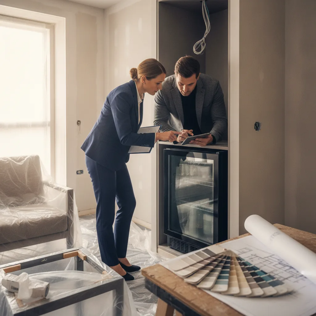 minibar porte vitrée ou opaque