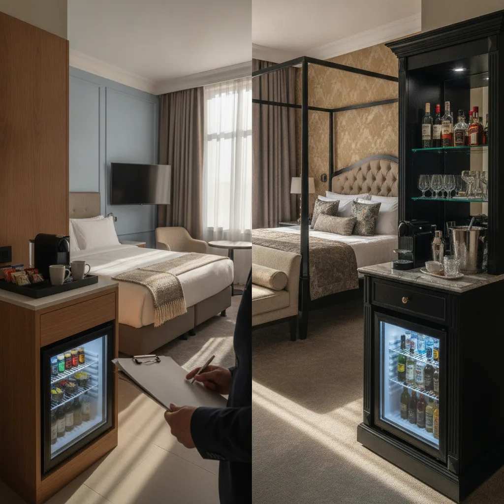 tarification minibar hôtel prix