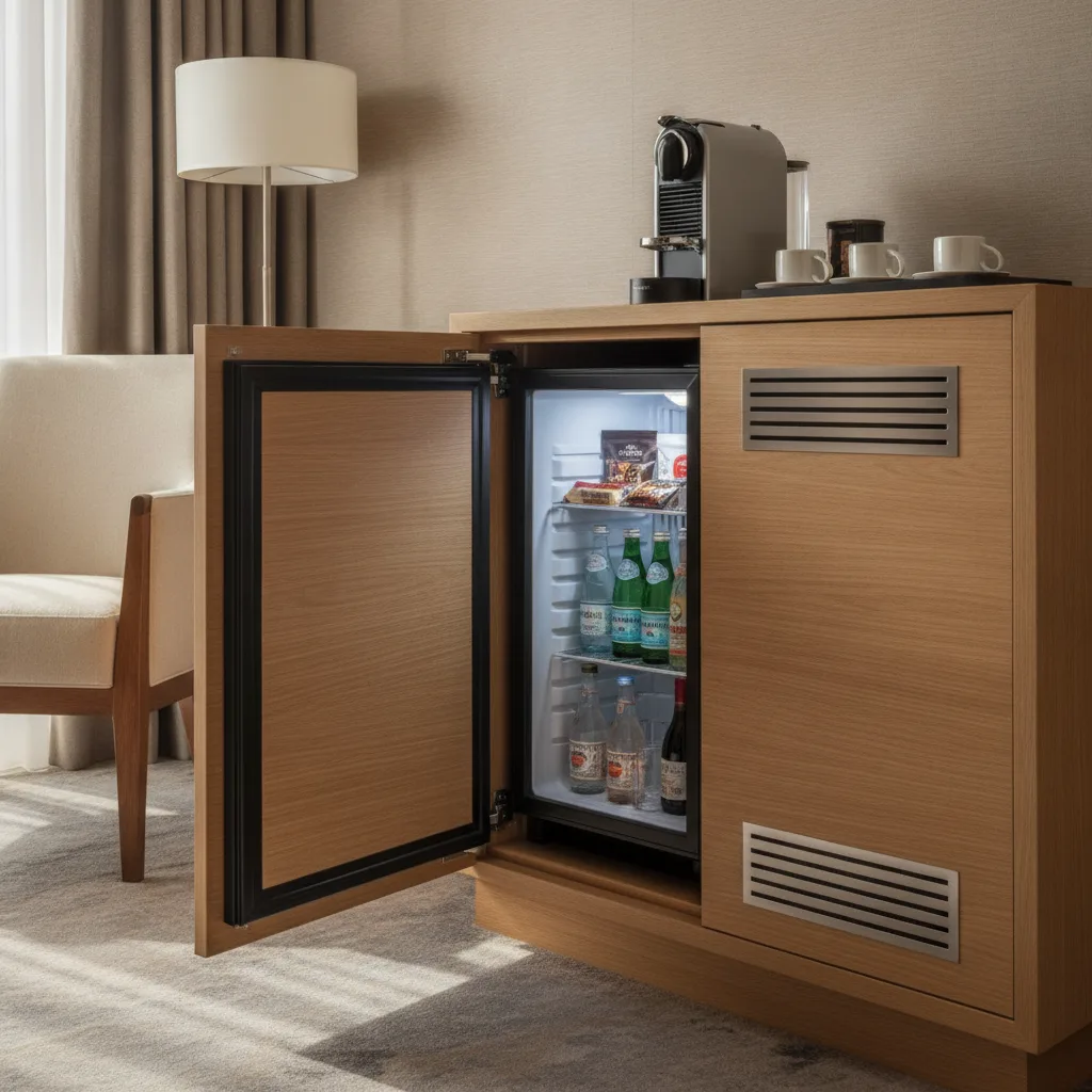 Ventilation minibar encastré meuble, guide hôtel 2026 - ventilation minibar encastre meuble